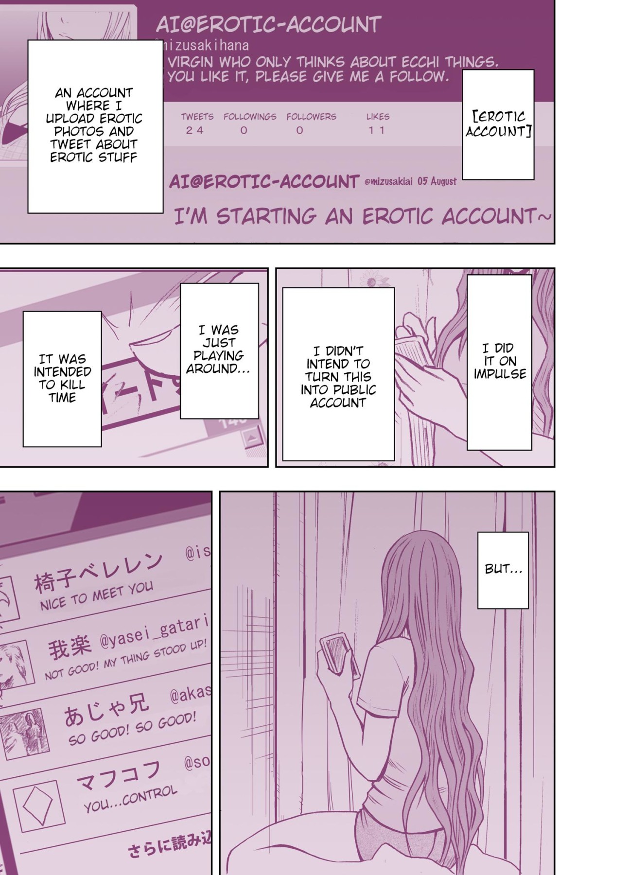 Hentai Manga Comic-Virgin Tweet-Read-10